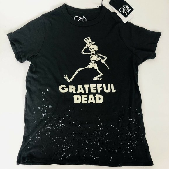 Grateful Dead Chaser Womens Black Dancing Skeleton - Picture 8 of 11